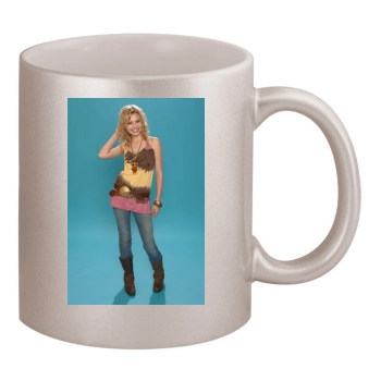 Alyson Michalka 11oz Metallic Silver Mug