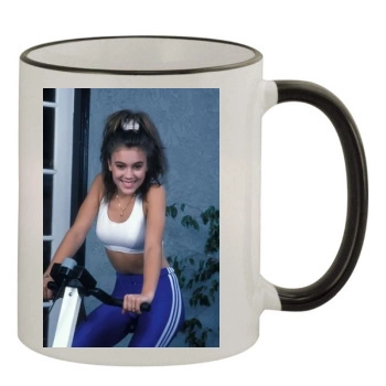 Alyssa Milano 11oz Colored Rim & Handle Mug