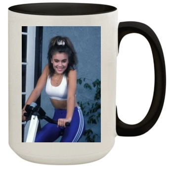 Alyssa Milano 15oz Colored Inner & Handle Mug