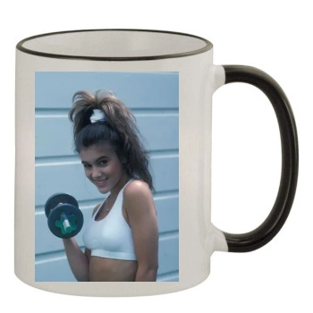 Alyssa Milano 11oz Colored Rim & Handle Mug