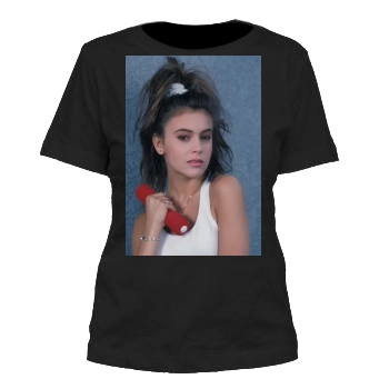 Alyssa Milano Women's Cut T-Shirt