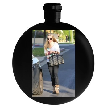 Amanda Seyfried Round Flask