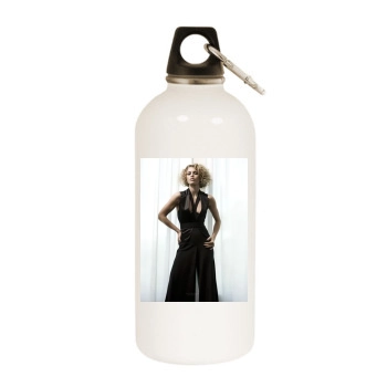 AnnaLynne McCord White Water Bottle With Carabiner