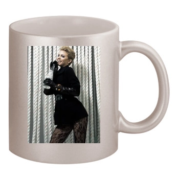 AnnaLynne McCord 11oz Metallic Silver Mug