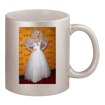 AnnaLynne McCord 11oz Metallic Silver Mug