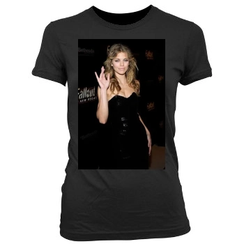 AnnaLynne McCord Women's Junior Cut Crewneck T-Shirt