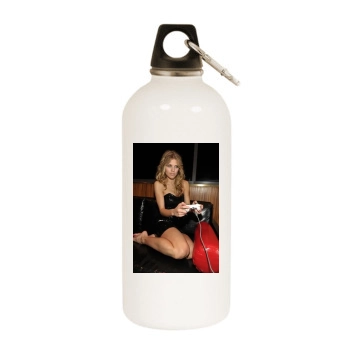 AnnaLynne McCord White Water Bottle With Carabiner