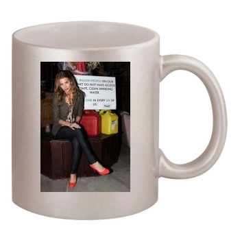 AnnaLynne McCord 11oz Metallic Silver Mug