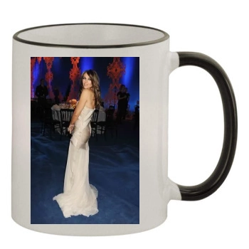 Elizabeth Hurley 11oz Colored Rim & Handle Mug