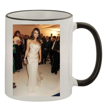 Elizabeth Hurley 11oz Colored Rim & Handle Mug