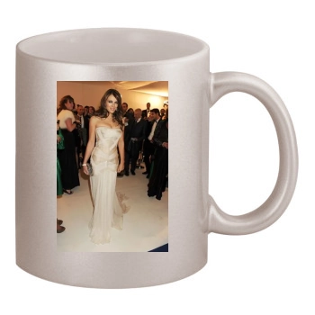 Elizabeth Hurley 11oz Metallic Silver Mug