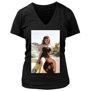 Gillian Barnes Women's Deep V-Neck TShirt