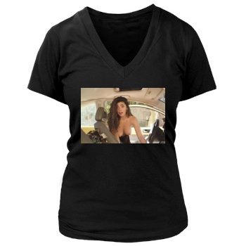 Gillian Barnes Women's Deep V-Neck TShirt