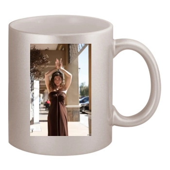 Gillian Barnes 11oz Metallic Silver Mug