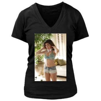 Gillian Barnes Women's Deep V-Neck TShirt