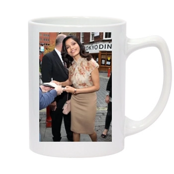 Freida Pinto 14oz White Statesman Mug