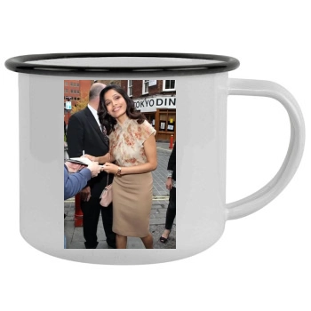 Freida Pinto Camping Mug