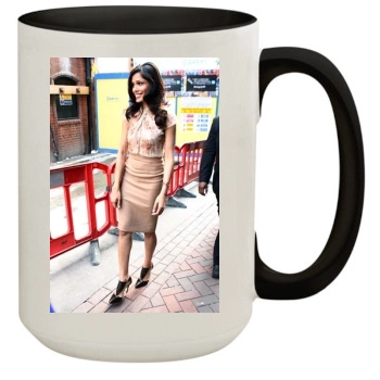 Freida Pinto 15oz Colored Inner & Handle Mug