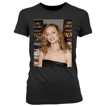 Heather Graham Women's Junior Cut Crewneck T-Shirt