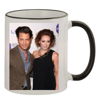 Hilary Duff 11oz Colored Rim & Handle Mug