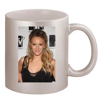 Hilary Duff 11oz Metallic Silver Mug