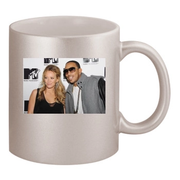 Hilary Duff 11oz Metallic Silver Mug