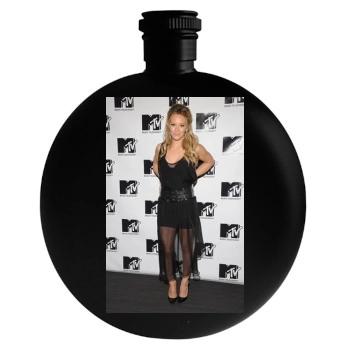 Hilary Duff Round Flask