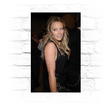 Hilary Duff Metal Wall Art