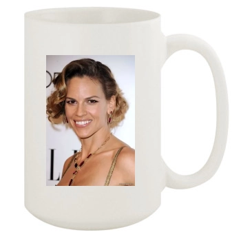 Hilary Swank 15oz White Mug