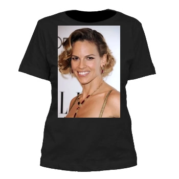 Hilary Swank Women's Cut T-Shirt