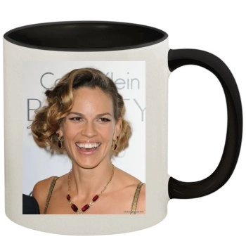 Hilary Swank 11oz Colored Inner & Handle Mug