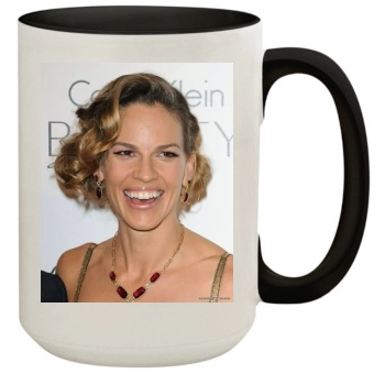 Hilary Swank 15oz Colored Inner & Handle Mug