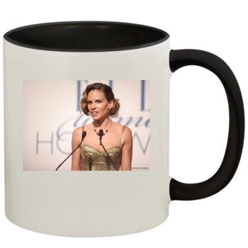 Hilary Swank 11oz Colored Inner & Handle Mug