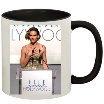 Hilary Swank 11oz Colored Inner & Handle Mug