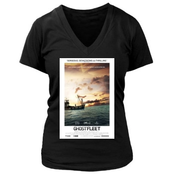 Ghost Fleet (2019) Women's Deep V-Neck TShirt