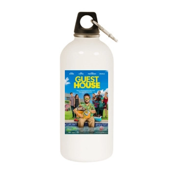 Guest House (2020) White Water Bottle With Carabiner