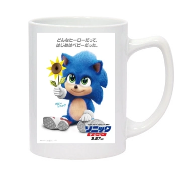 Sonic the Hedgehog (2020) 14oz White Statesman Mug