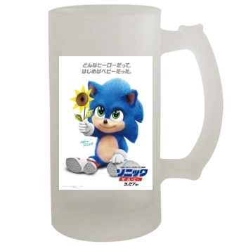 Sonic the Hedgehog (2020) 16oz Frosted Beer Stein