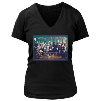 The Personal History of David Copperfield (2020) Women's Deep V-Neck TShirt