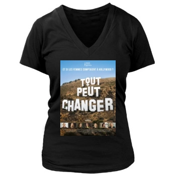 This Changes Everything (2019) Women's Deep V-Neck TShirt