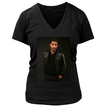 Tom Ellis Women's Deep V-Neck TShirt