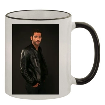 Tom Ellis 11oz Colored Rim & Handle Mug