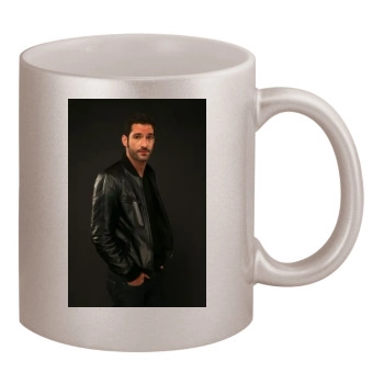 Tom Ellis 11oz Metallic Silver Mug