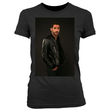 Tom Ellis Women's Junior Cut Crewneck T-Shirt