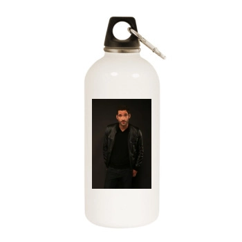 Tom Ellis White Water Bottle With Carabiner