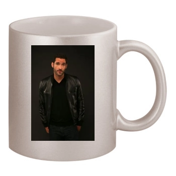 Tom Ellis 11oz Metallic Silver Mug