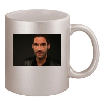 Tom Ellis 11oz Metallic Silver Mug