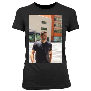 Tom Ellis Women's Junior Cut Crewneck T-Shirt