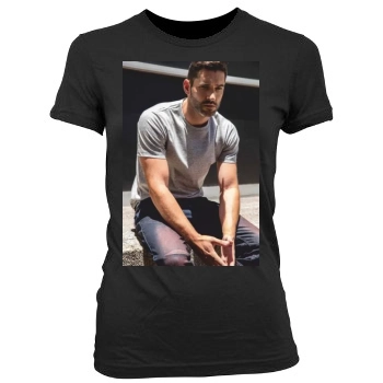 Tom Ellis Women's Junior Cut Crewneck T-Shirt