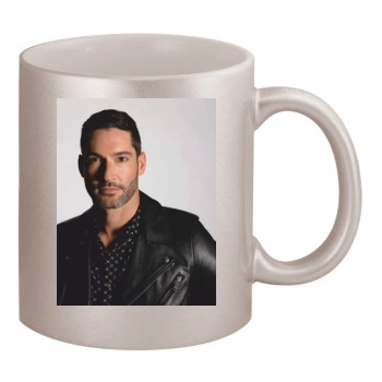 Tom Ellis 11oz Metallic Silver Mug